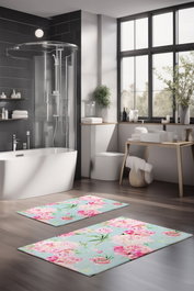 Mijölnir Juego de alfombrillas de baño CT-5256, 2 piezas, Multicolor